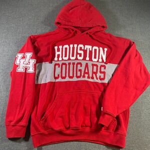 Houston Cougars Russell Athletic NCAA Hoodie Red College Apparel Mens Size M